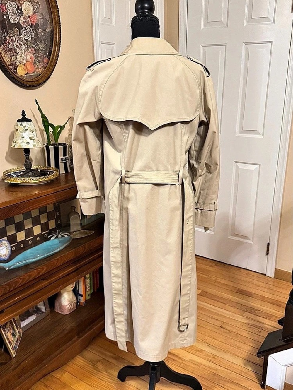 London Fog Maincoats Vintage Double-Breasted Trench Coat Size 6 - Picture 2 of 8
